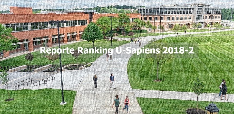 REPORTE RANKING U-SAPIENS 2018-2